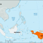 New Guinea Locator Map