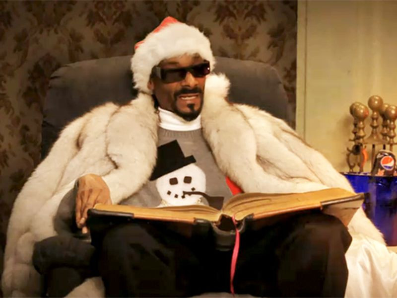 Snoop Dogg's Christmas album, 'Christmas in tha Dogg House'.
