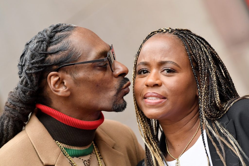 Snoop Dogg and his wife Shante Broadus, married since 1997.