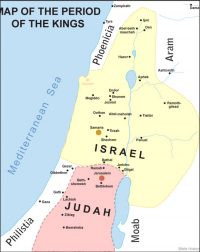 Kingdom of Israel and Judah Map