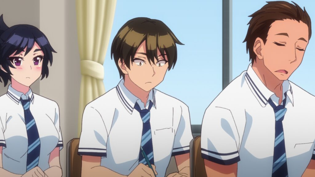 Another character art of Itsuki Sonomiya, highlighting his school uniform and subtle expressions, from Adam's Sweet Agony character introduction.