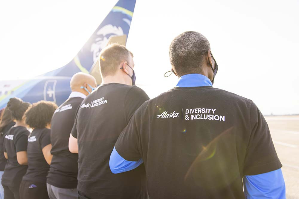 ABEA leaders John-Antony Dubreuil at Seattle-Tacoma International Airport