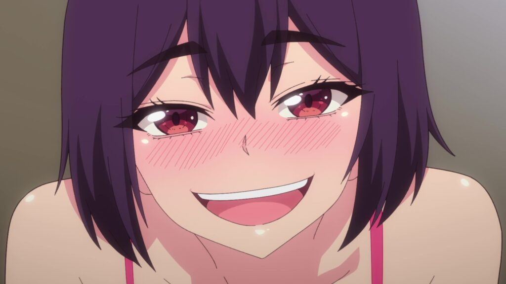 Another character art of Akari Himeno, emphasizing her determined and slightly possessive expressions as she deals with Itsuki's secret, from Adam's Sweet Agony.