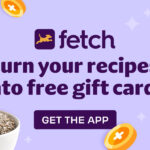 Turn your recipes into free gift cards - get the app