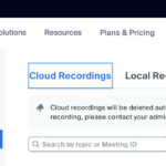 Zoom cloud recordings location