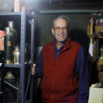 Bernard Drew in basement
