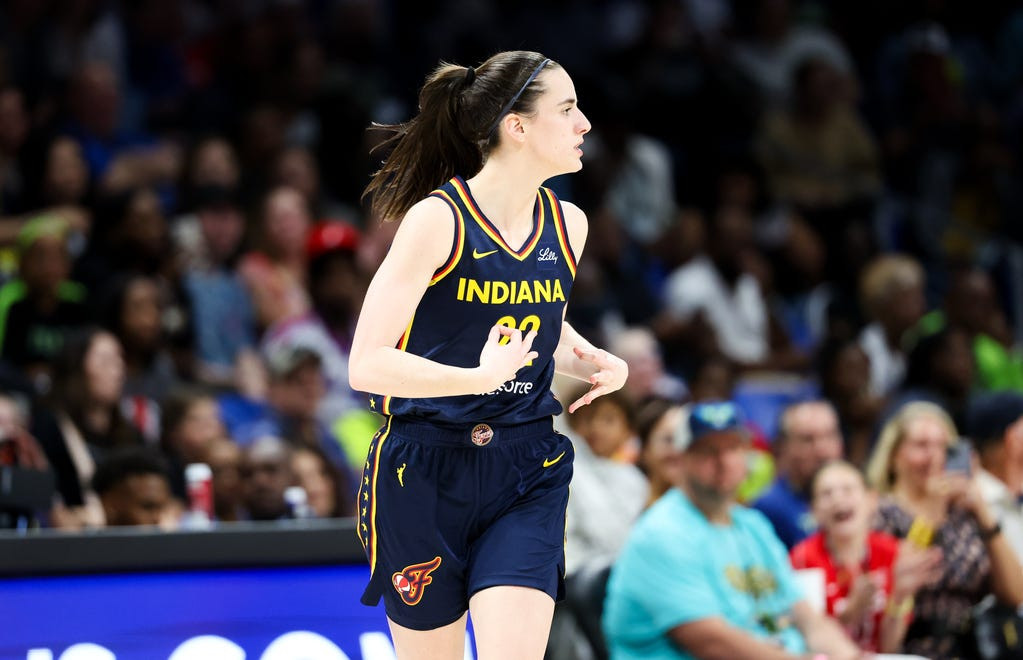 Caitlin Clark in action for the Indiana Fever