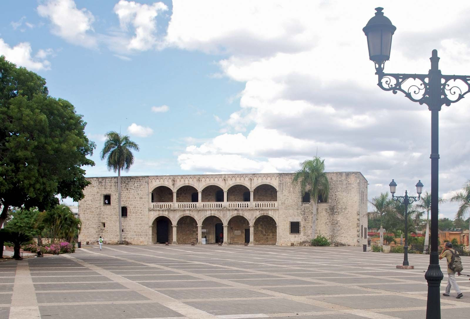 Alcázar de Colón palace in Santo Domingo, Dominican Republic, showcasing its Spanish colonial architecture.