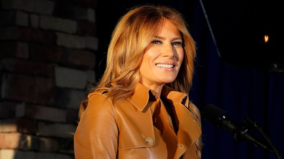 Melania Trump at a Campaign Rally