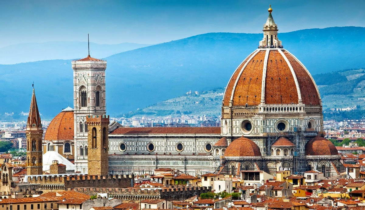 Duomo di Firenze, Florence, Italy, showcasing the architectural achievements of the early Renaissance