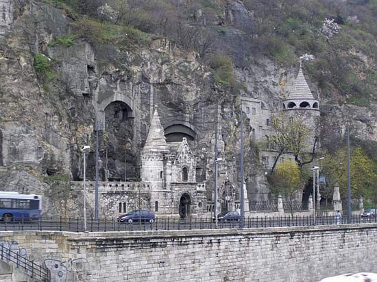 The Citadel atop Gellért Hill overlooking Budapest