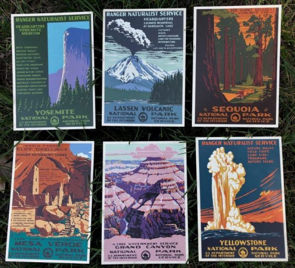 Vintage WPA National Park Posters