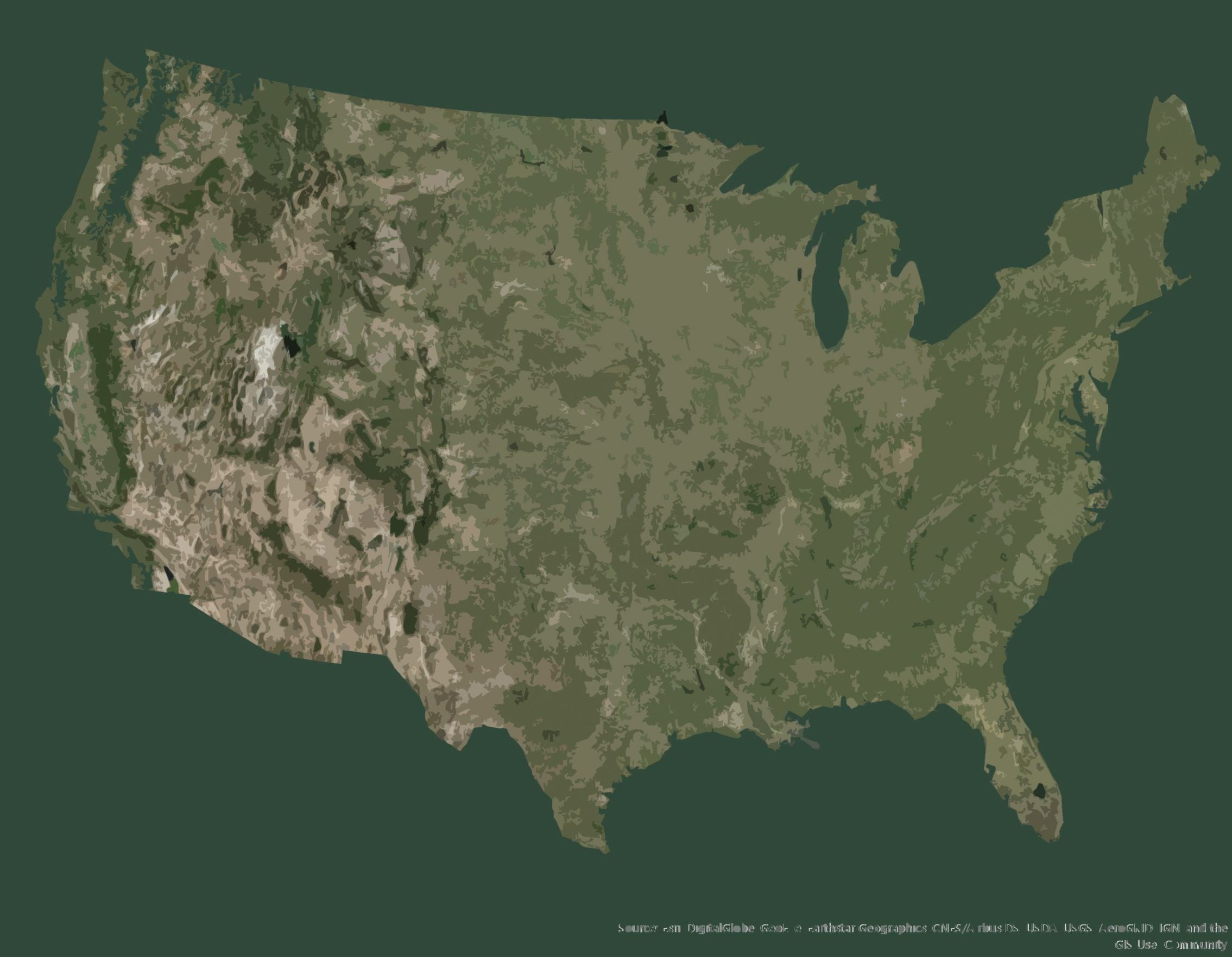 Basemap with Cutout Effect