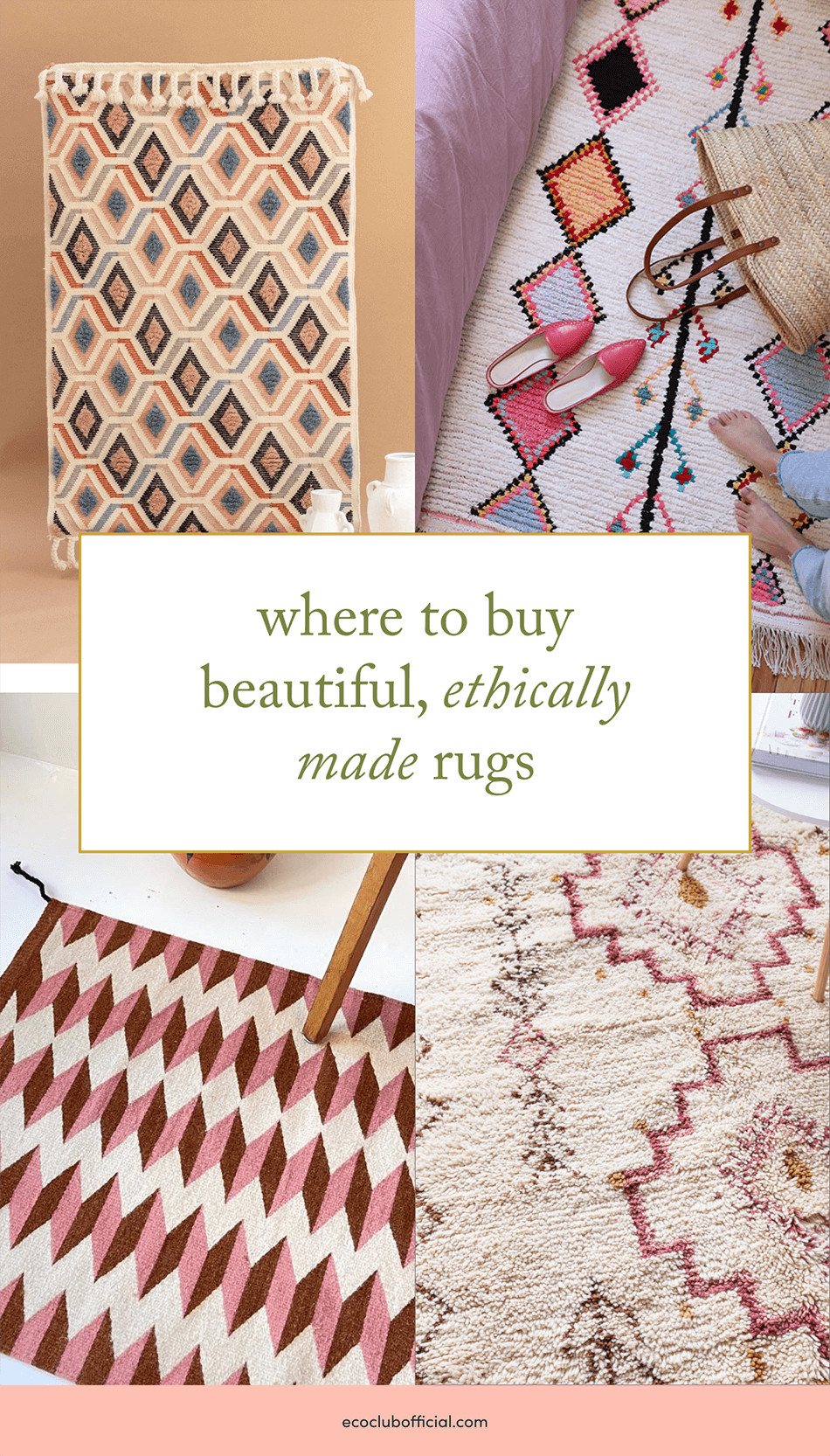 Selection of ethically made rugs