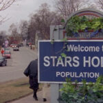 Welcome to Stars Hollow Sign in Unionville, Ontario, pilot filming location for Gilmore Girls.