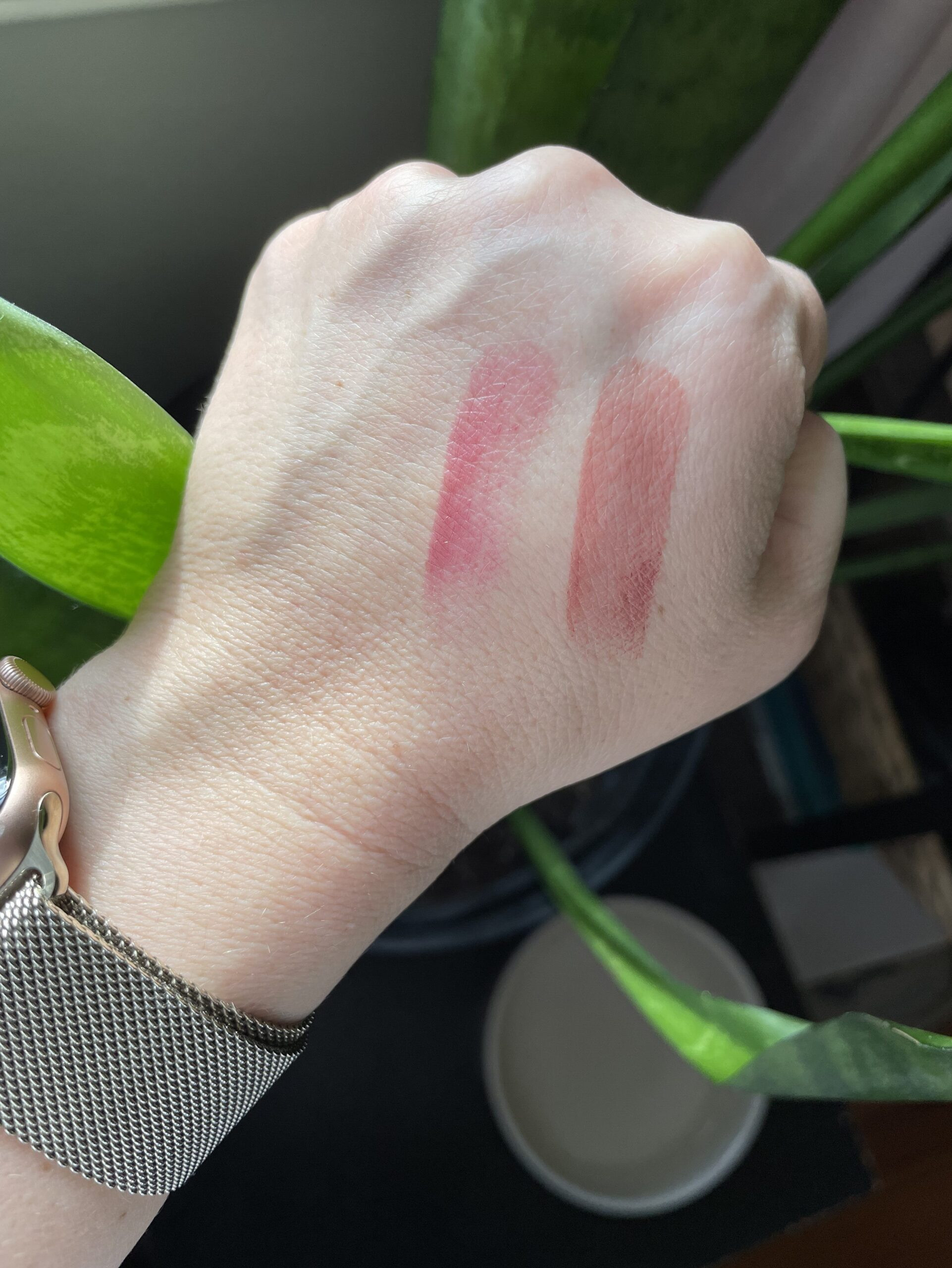 The Lip Tint swatches