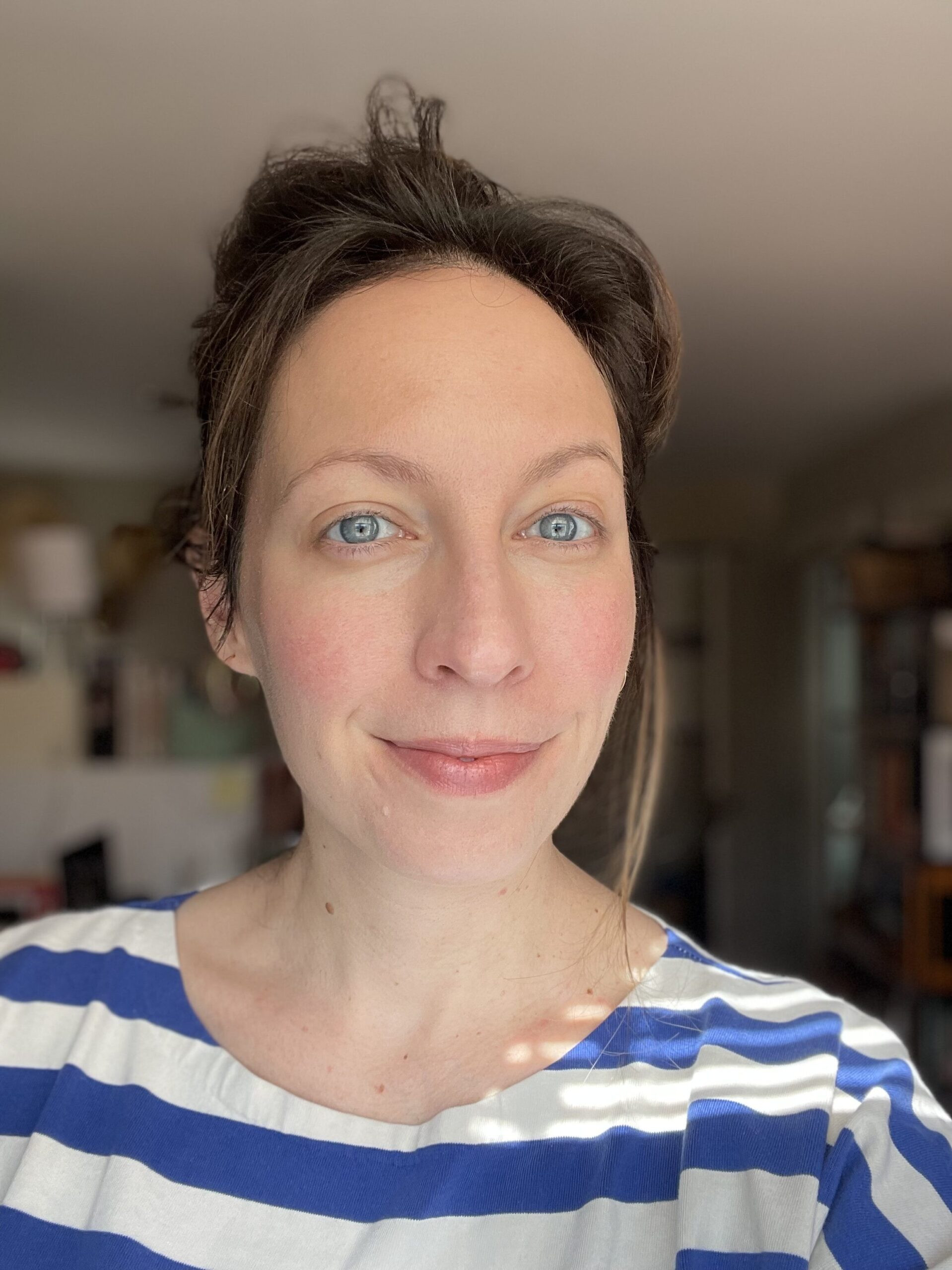 Natural lashes before mascara application