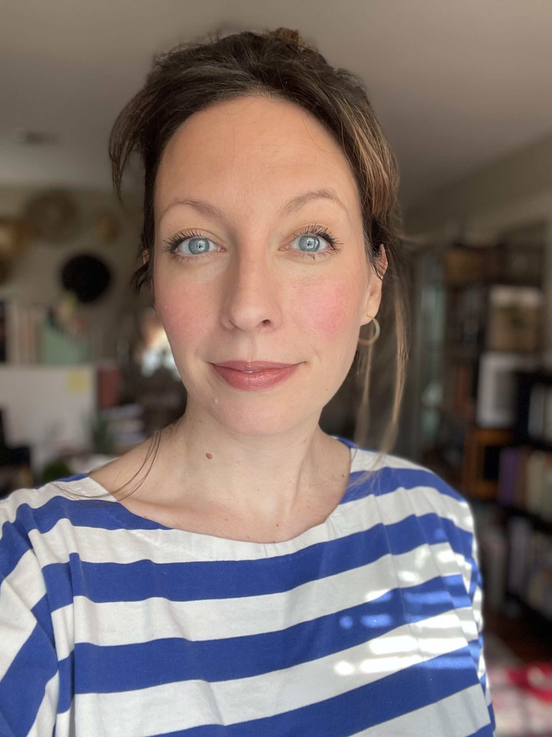 Dramatic lashes after mascara application