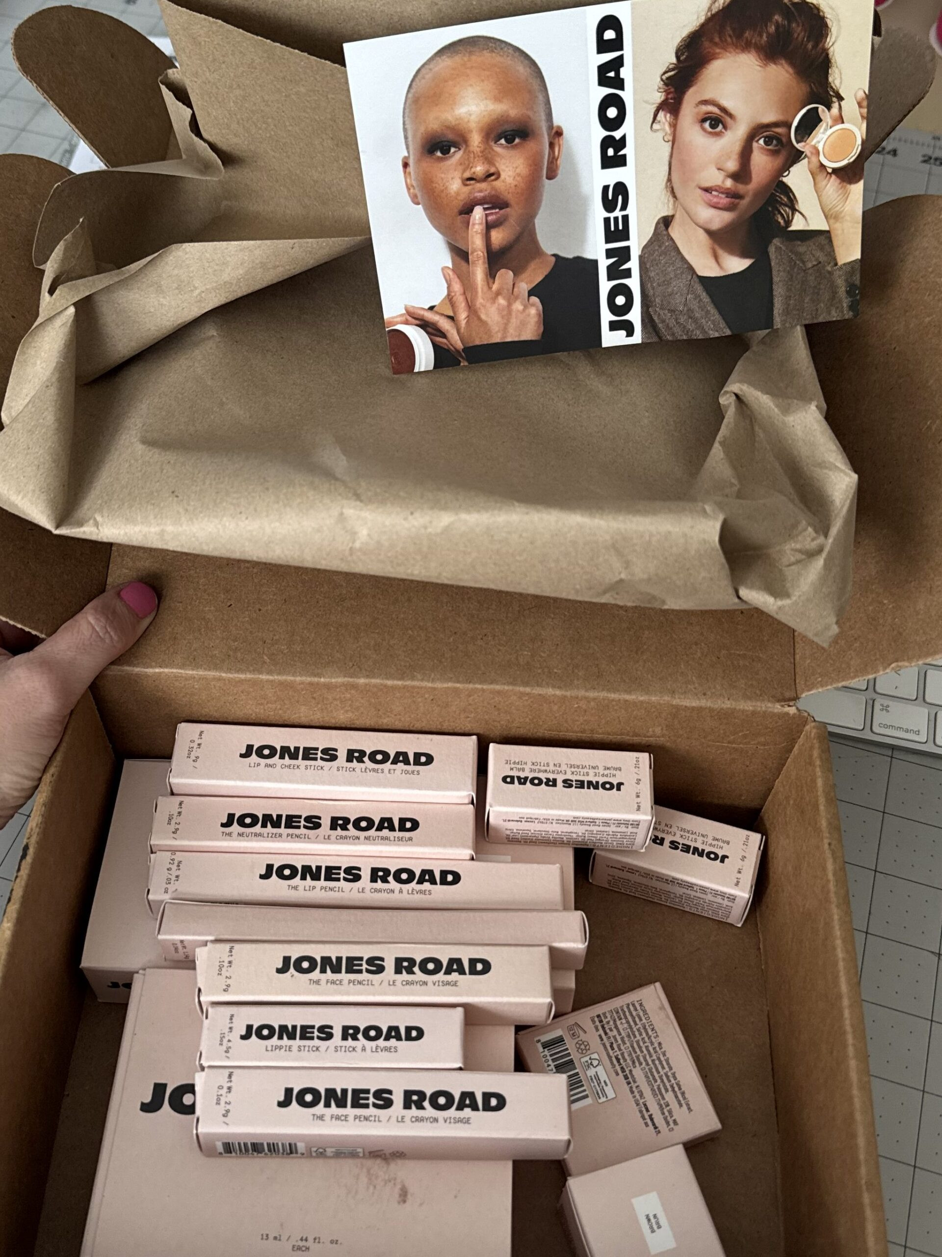 Jones Road makeup products for 2025 review in box
