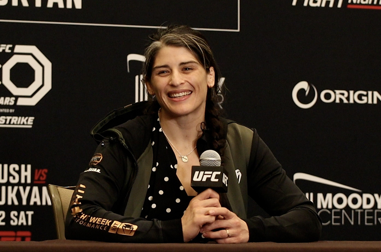 Julia Avila at a UFC event media day