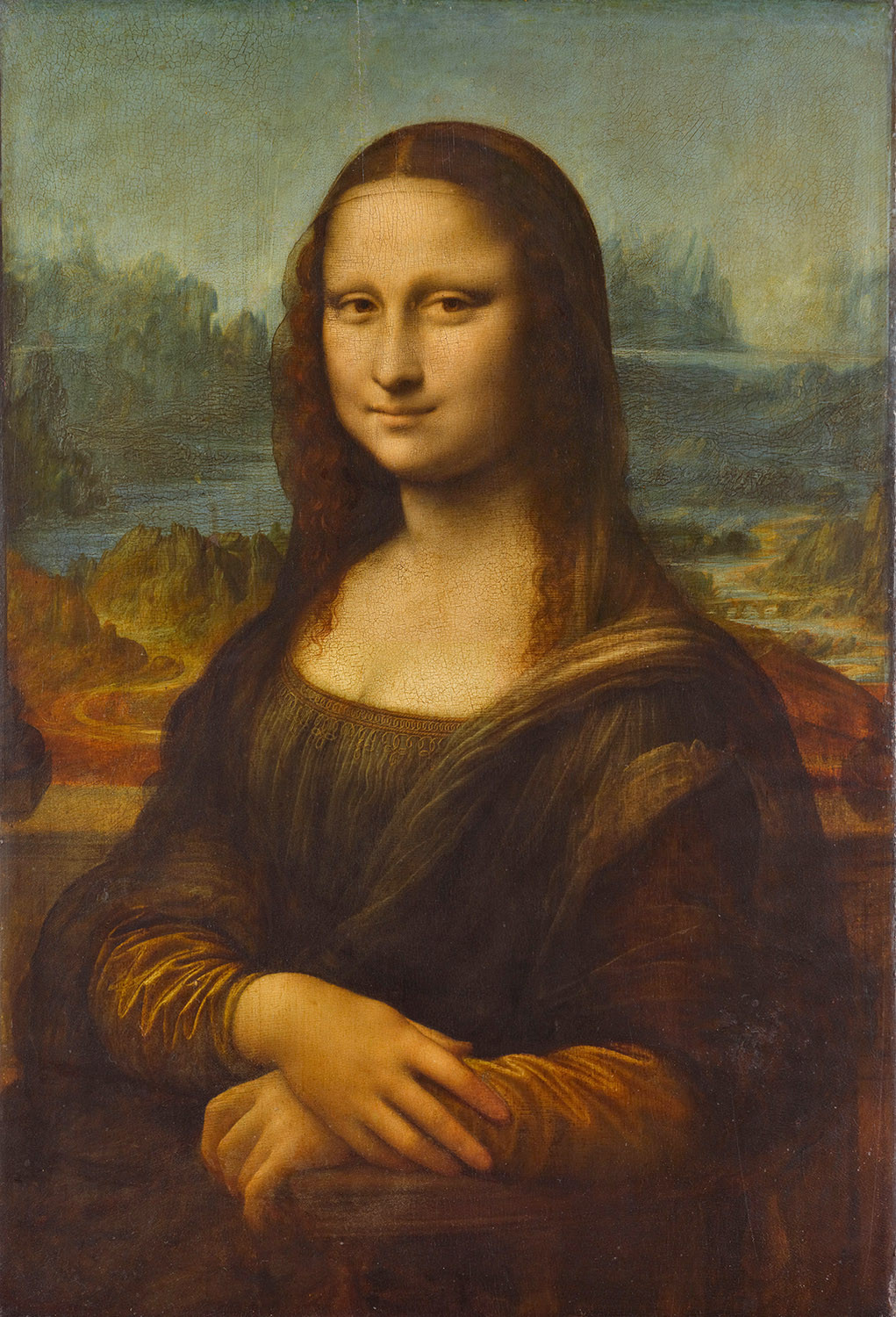 Leonardo da Vinci, Portrait of Lisa Gherardini, Wife of Francesco del Giocondo, known as the Mona Lisa