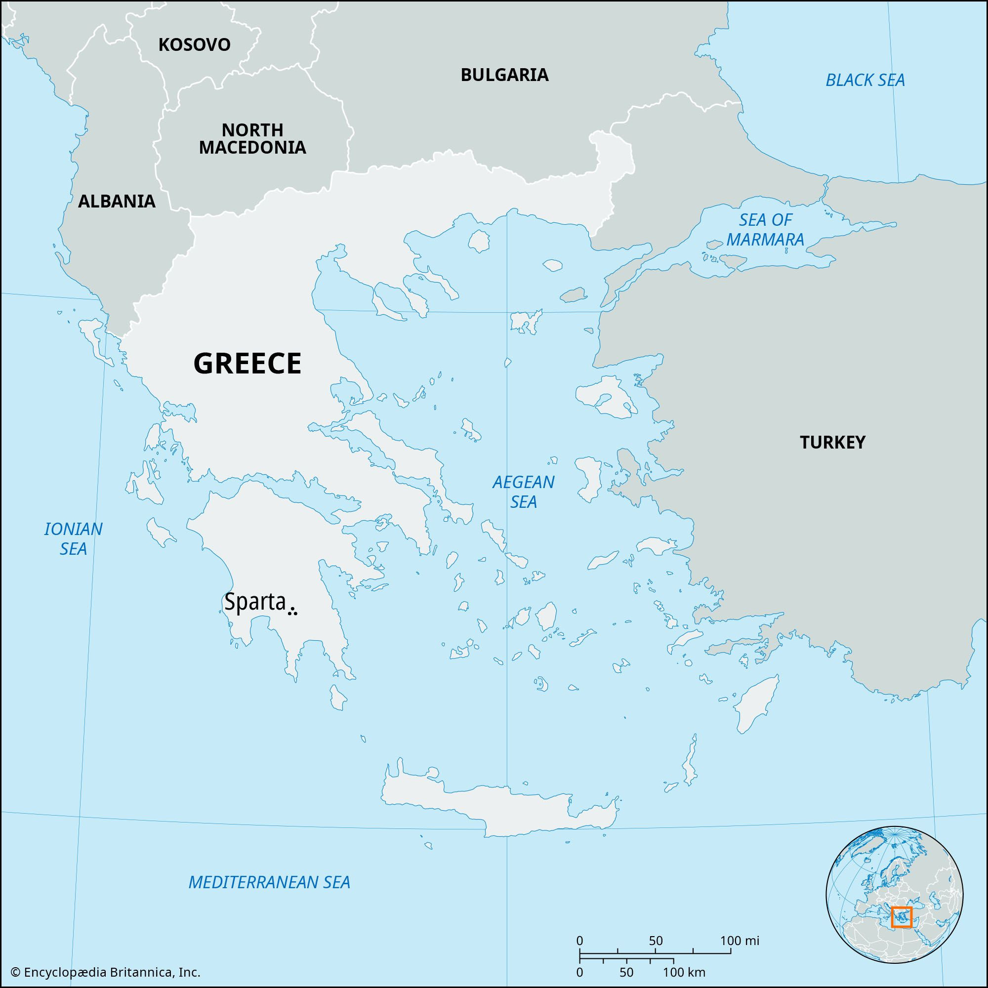 Locator map Sparta