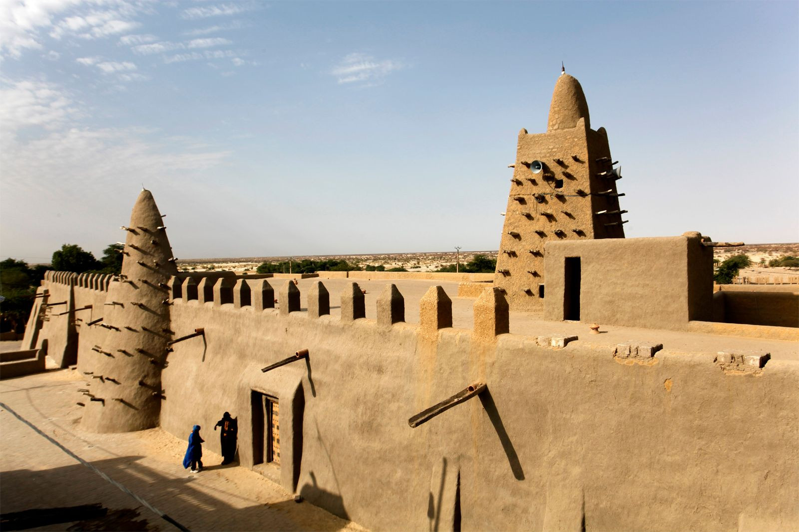The Great Mosque of Timbuktu, a historical landmark in Mali