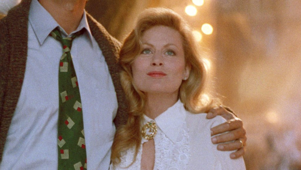Beverly D’Angelo portrays Ellen Griswold, the pragmatic anchor of the Griswold family Christmas.
