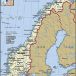 Norway map highlighting location in Europe