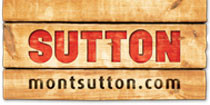 Mont Sutton Ski Resort Logo, Quebec, Canada