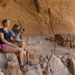 Cliff dwellings at Bandelier National Monument, Los Alamos, New Mexico
