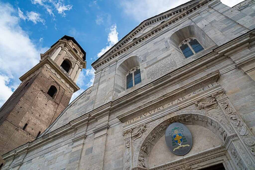 The Turin Cathedral, officially the Cathedral of Saint John the Baptist, the current location of the Shroud of Turin in Italy.