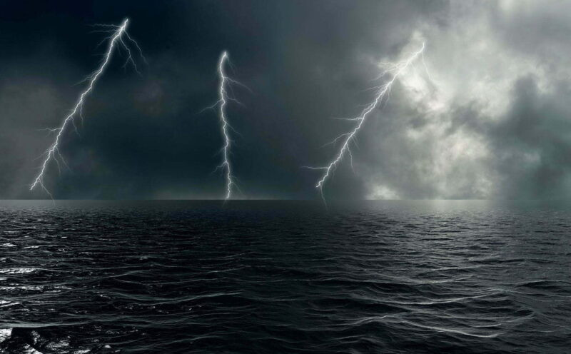 stormy sea