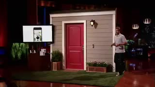 The original DoorBot device pitched in Season 5 of Shark Tank.