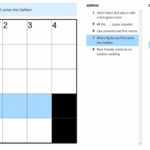 The Where fig leaves first came into fashion clue highlighted on the NYT Mini Crossword puzzle