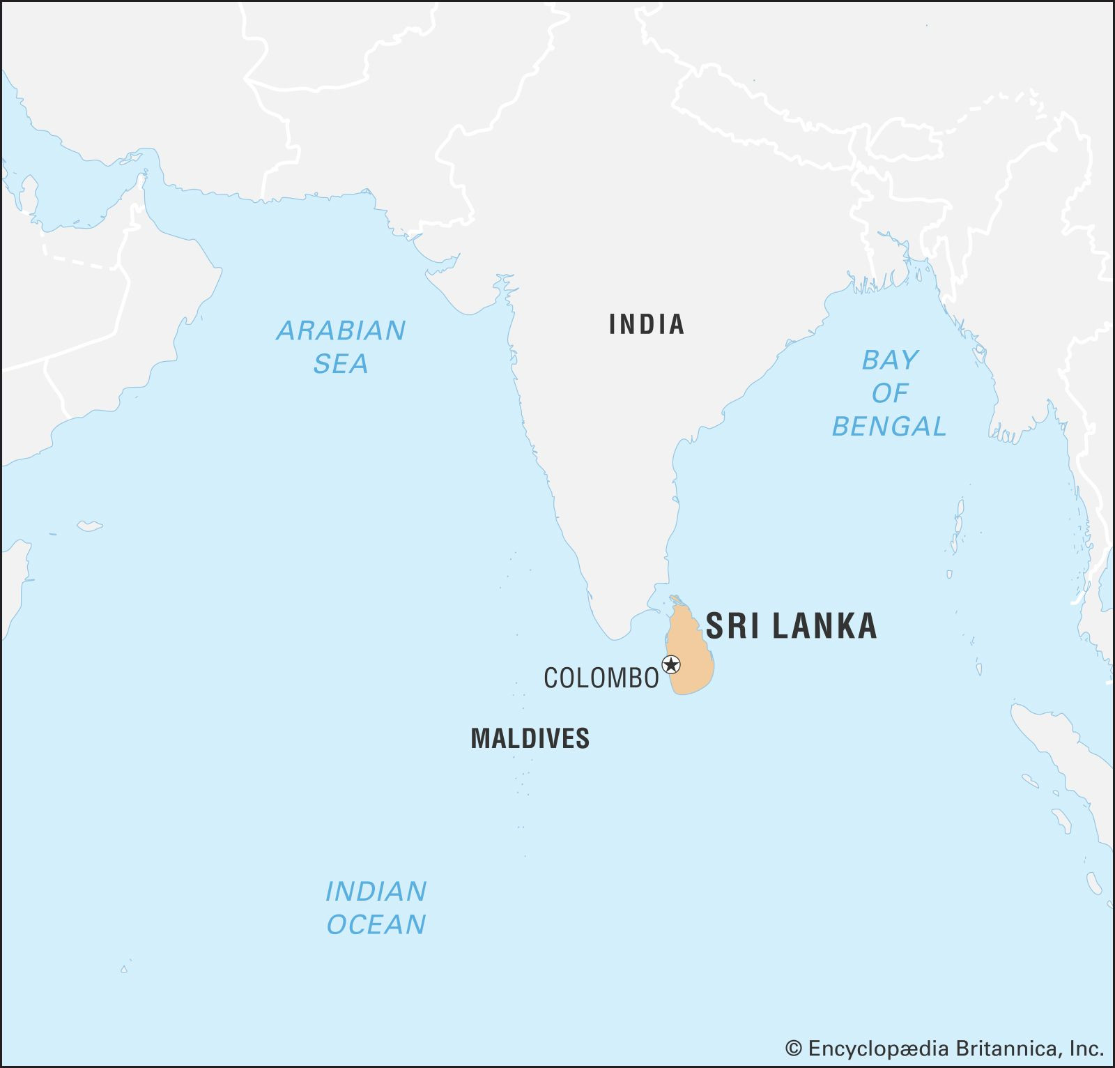 World Data Locator Map Sri Lanka