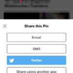Selecting "Save Image As" from the right-click menu on a Pinterest image