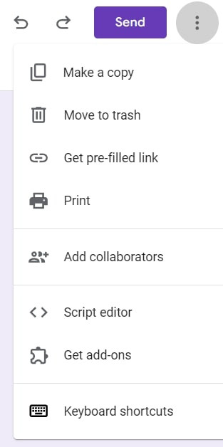 Accessing the Three Vertical Dots Menu for Additional Options
