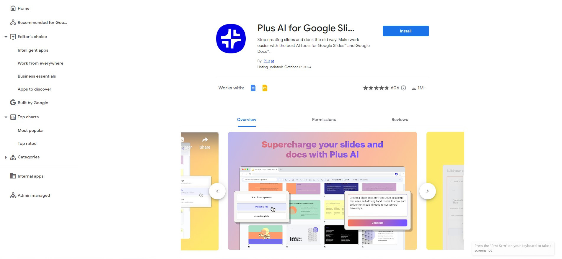 Plus, AI for Google Slides
