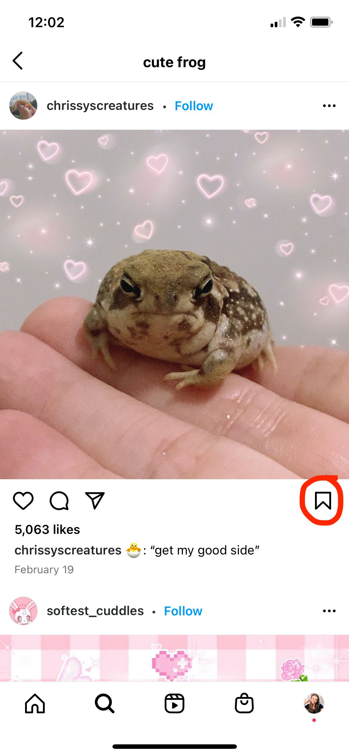 Instagram bookmark tool