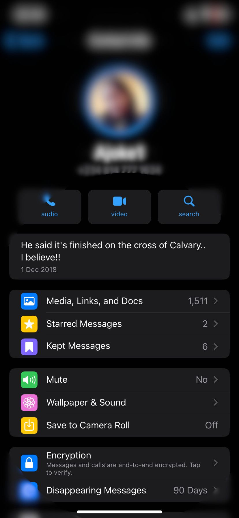 Chat settings