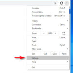 Access Chrome Settings