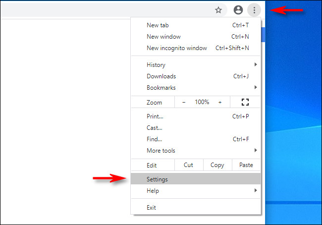 Access Chrome Settings
