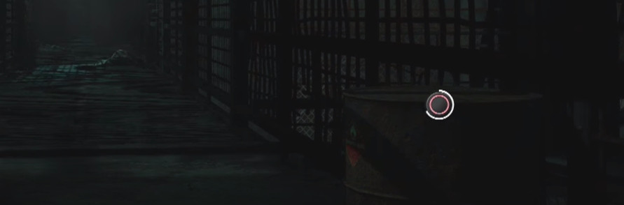 Mike tipping a barrel in Until Dawn, an action critical to saving the wolf.