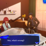 Image of Junpei and Chidori in the hospital in Persona 3 Reload