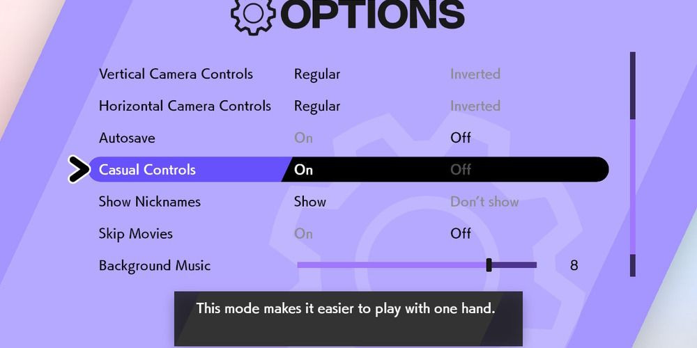 Pokemon Casual Controls