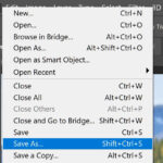 How Do I Save A File As PNG In Photoshop?