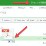 Save Files to SharePoint with Drag and Drop