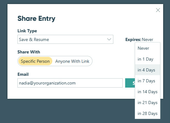 Click share to save your resume