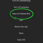 Saving Your Own Reels